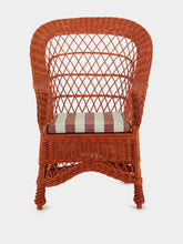 House of Capricorn Handmade Furnas Brick Wicker Armchair