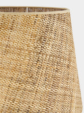 House of Capricorn Cesta Natural Vinyl Wicker Effect Abat Jour