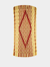 House of Capricorn Handmade Coruche Natural and Multicolour Reed Wall Lamp