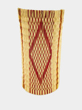 House of Capricorn Handmade Coruche Natural and Multicolour Reed Wall Lamp