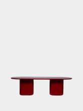 House of Capricorn Amendoeira Red Lacquered Wood Dining Table