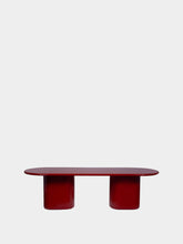 House of Capricorn Amendoeira Red Lacquered Wood Dining Table