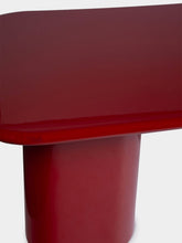 House of Capricorn Amendoeira Red Lacquered Wood Dining Table