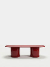 House of Capricorn Amendoeira Red Lacquered Wood Dining Table