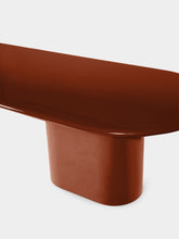 House of Capricorn Amendoeira Brick Lacquered Wood Dining Table