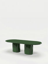 House of Capricorn Amendoeira Green Lacquered Wood Dining Table