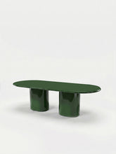 House of Capricorn Amendoeira Green Lacquered Wood Dining Table