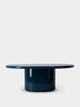 House of Capricorn Amendoeira Petrol Blue Lacquered Wood Coffee Table