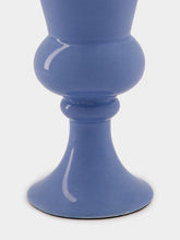 House of Capricorn Florbela Blue Ceramic Small Vase