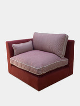 House of Capricorn Dinis Brick Linen Left Arm Module Sofa