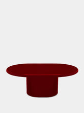 House of Capricorn Amendoeira Red Lacquered Wood Coffee Table