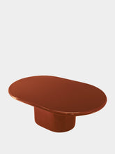 House of Capricorn Amendoeira Red Lacquered Wood Coffee Table