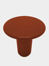 House of Capricorn Amendoeira Brick Lacquered Wood Side Table