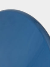 House of Capricorn Amendoeira Petrol Blue Lacquered Wood Side Table