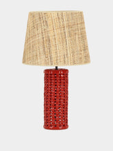 House of Capricorn Cesta Red Ceramic Lamp Base