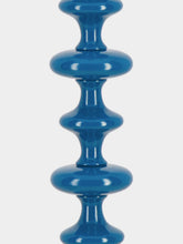 House of Capricorn Freixo Blue Wood Floor Lamp Base