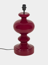 House of Capricorn Cardosas Bordeaux Ceramic Lamp Base