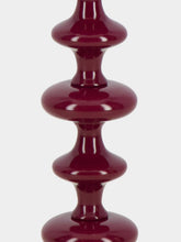 House of Capricorn Freixo Bordeaux Wood Lamp Base