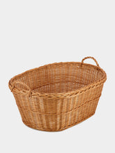 House of Capricorn Handmade Furnas Natural Wicker Large Basket