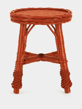 House of Capricorn Handmade Furnas Brick Wicker Stool