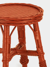 House of Capricorn Handmade Furnas Brick Wicker Stool