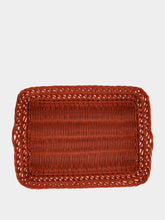 House of Capricorn Handmade Vitória Brick Wicker Large Tray