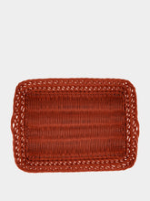 House of Capricorn Handmade Vitória Brick Wicker Large Tray