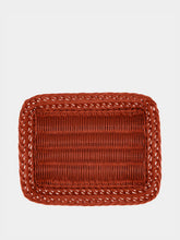 House of Capricorn Handmade Vitória Brick Wicker Medium Tray