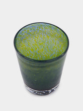 House of Capricorn Handblown Avis Green Glass Tumbler