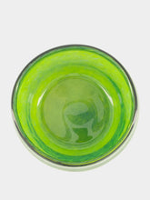 House of Capricorn Handblown Avis Green Glass Bowl