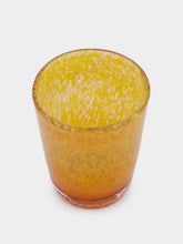 House of Capricorn Handblown Avis Yellow Glass Tumbler