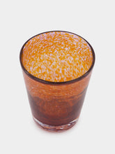 House of Capricorn Handblown Avis Amber Glass Tumbler