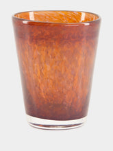 House of Capricorn Handblown Avis Amber Glass Tumbler