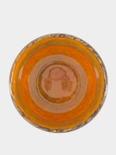 House of Capricorn Handblown Avis Amber Glass Bowl