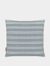 House of Capricorn Handmade Inês Blue Cotton and Linen Cushion