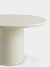 House of Capricorn Amendoeira Ivory Lacquered Wood Round Dining Table