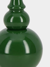 House of Capricorn Sado Green Wood Lamp Base