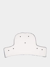 House of Capricorn Furnas Ivory and Black Linen Seating Cushion