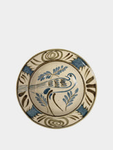 House of Capricorn Hand-Painted Lusitano Bird Stoneware Soup Plate