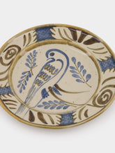 House of Capricorn Hand-Painted Lusitano Bird Stoneware Dessert Plate