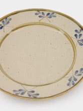 House of Capricorn Hand-Painted Lusitano Leaf Stoneware Dinner Plate