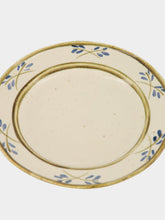 House of Capricorn Hand-Painted Lusitano Leaf Stoneware Soup Plate
