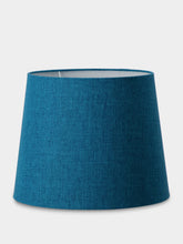 House of Capricorn Luso Blue Linen Large Lampshade