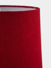 House of Capricorn Luso Bordeaux Linen Small Lampshade