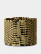 House of Capricorn Handmade Coruche Natural and Black Reed Medium Lampshade