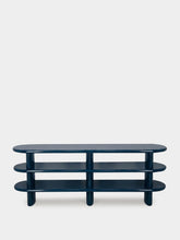 House of Capricorn Amendoeira Sideboard Blue Lacquered Wood