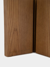 House of Capricorn Lisboa Green Ceramic Tile and Ash Wood Bar Table