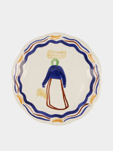 House of Capricorn Hand-Painted Comporta The Harvester Stoneware Dinner Plate