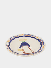 House of Capricorn Hand-Painted Comporta The Harvester Stoneware Dinner Plate