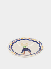 House of Capricorn Hand-Painted Comporta The Harvester Stoneware Soup Plate